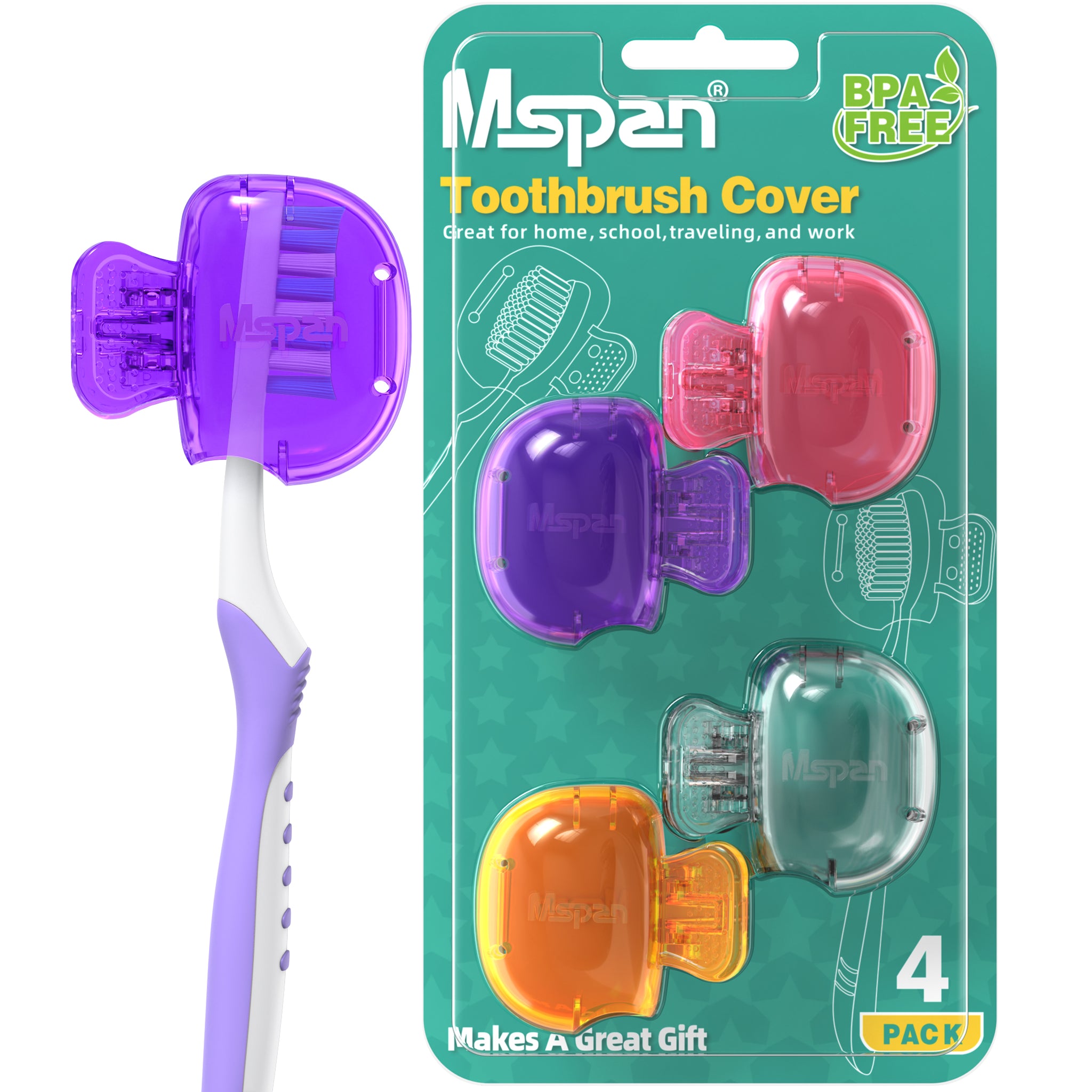 Silicone Sanitary Brush Head Storage Cover